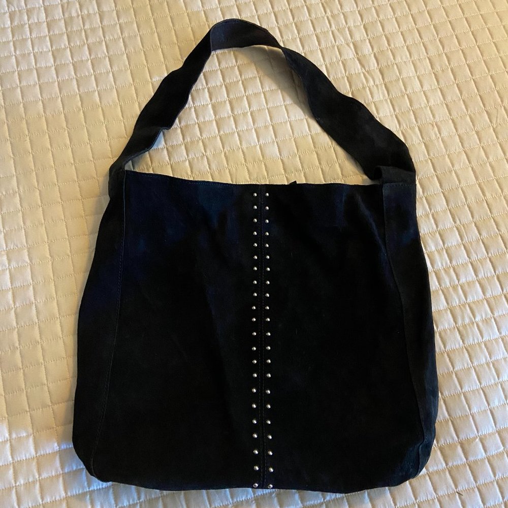 Top Shop Suede hobo bag